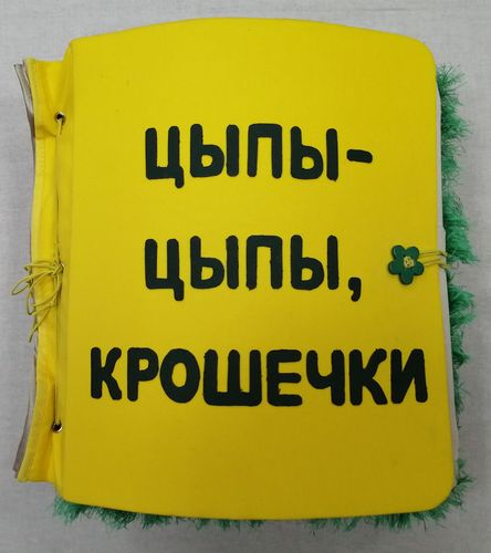 Тактильная книга «Цыпы-цыпы, крошечки»