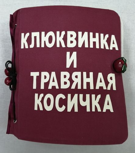 Тактильная книга «Клюквинка и Травяная Косичка»
