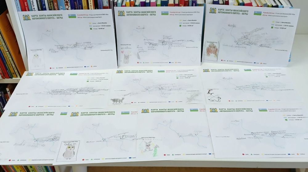 Заполненные карты следопытов