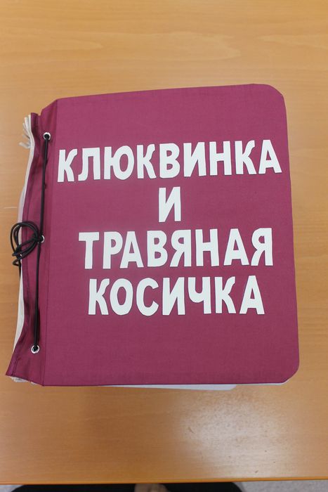 Клюквинка и травяная косичка